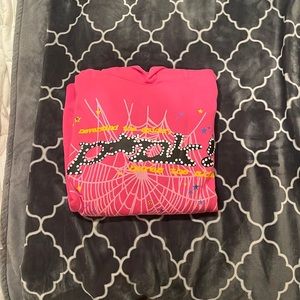 Pink Sp5der hoodie